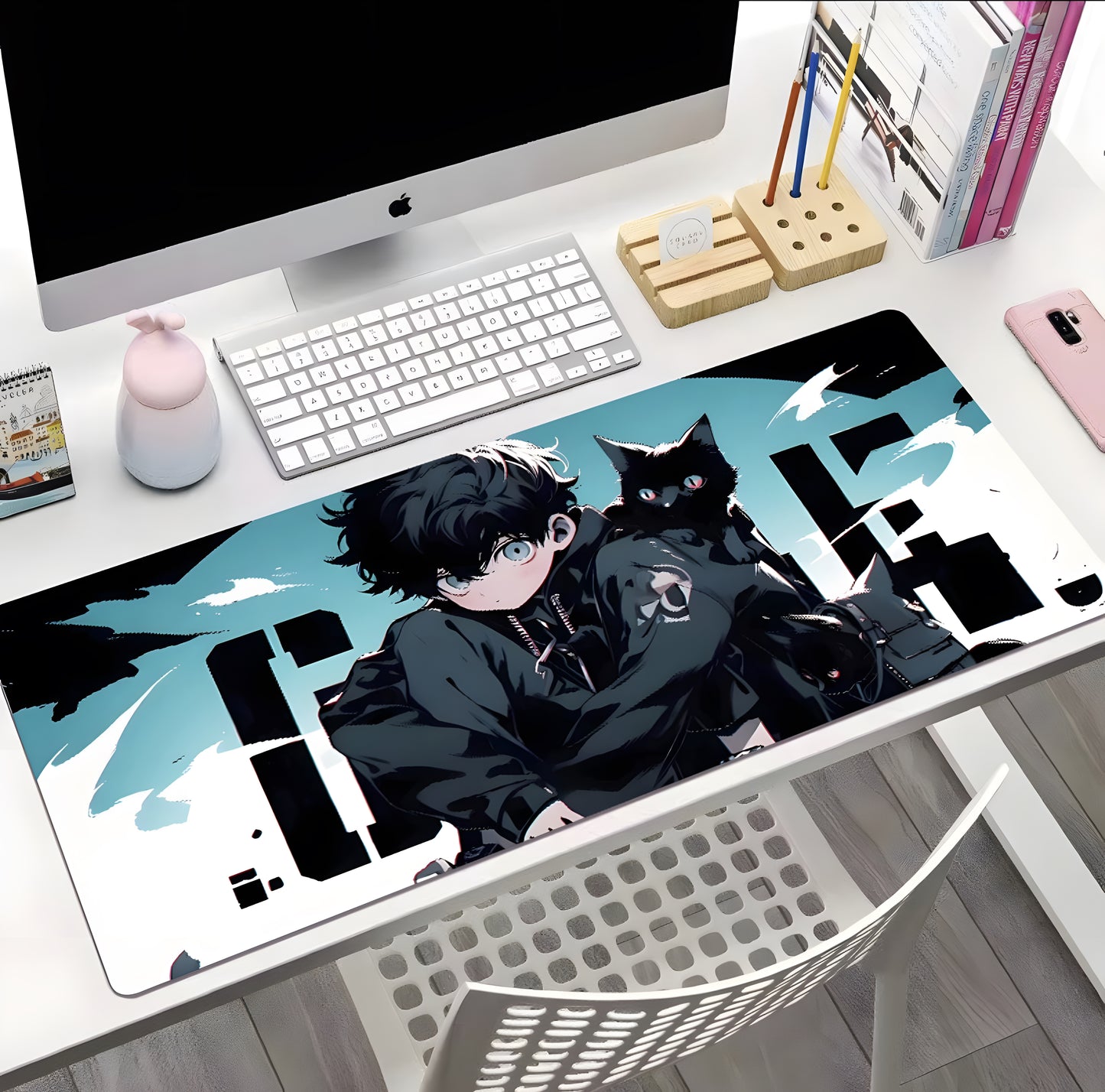 Tappetino per mouse oversize in stile punk