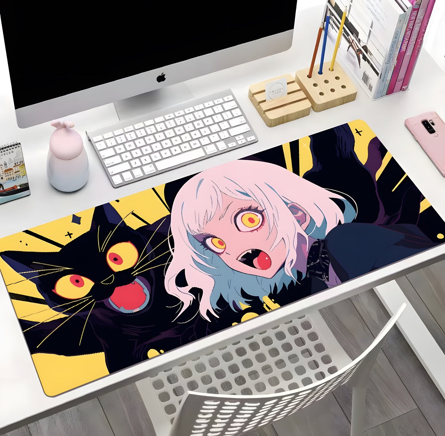 Tappetino per mouse oversize in stile punk