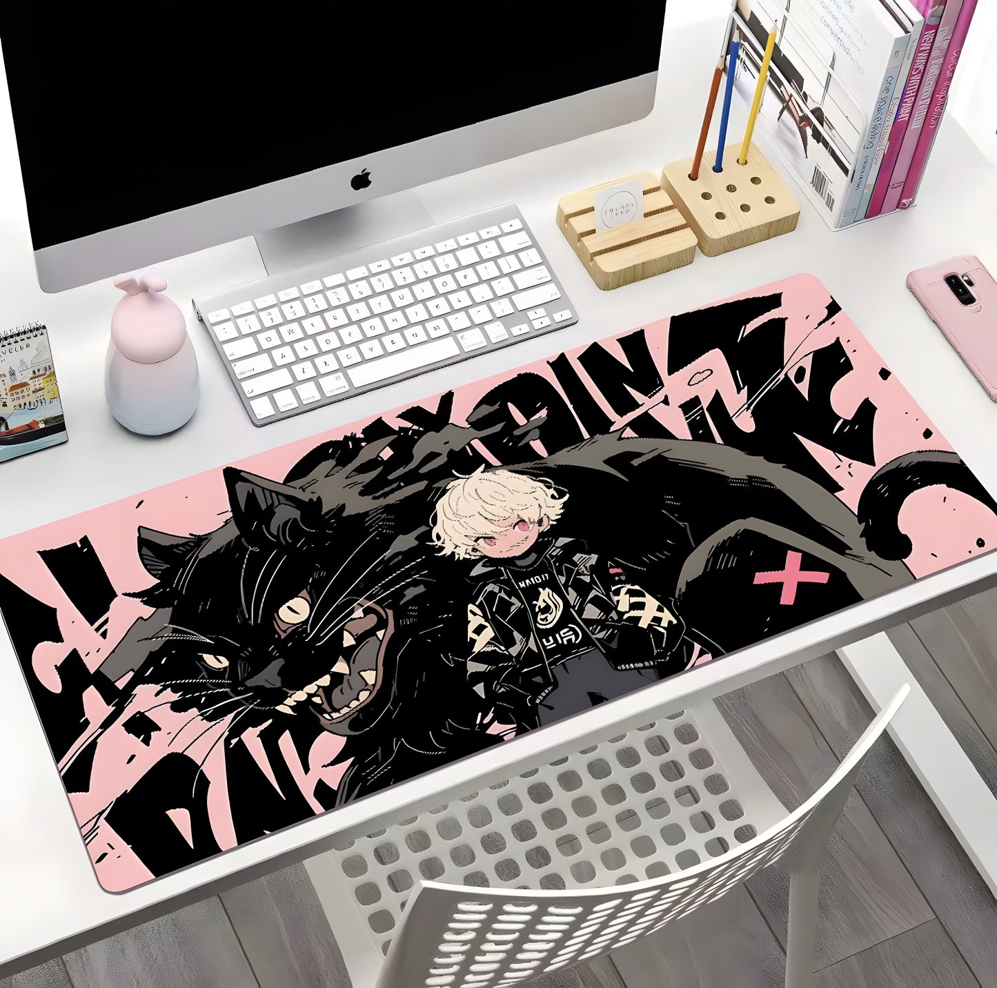 Tappetino per mouse oversize in stile punk