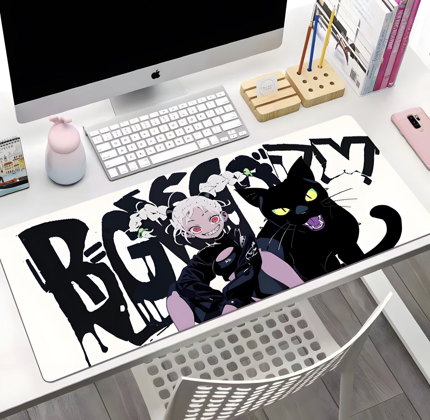 Tappetino per mouse oversize in stile punk