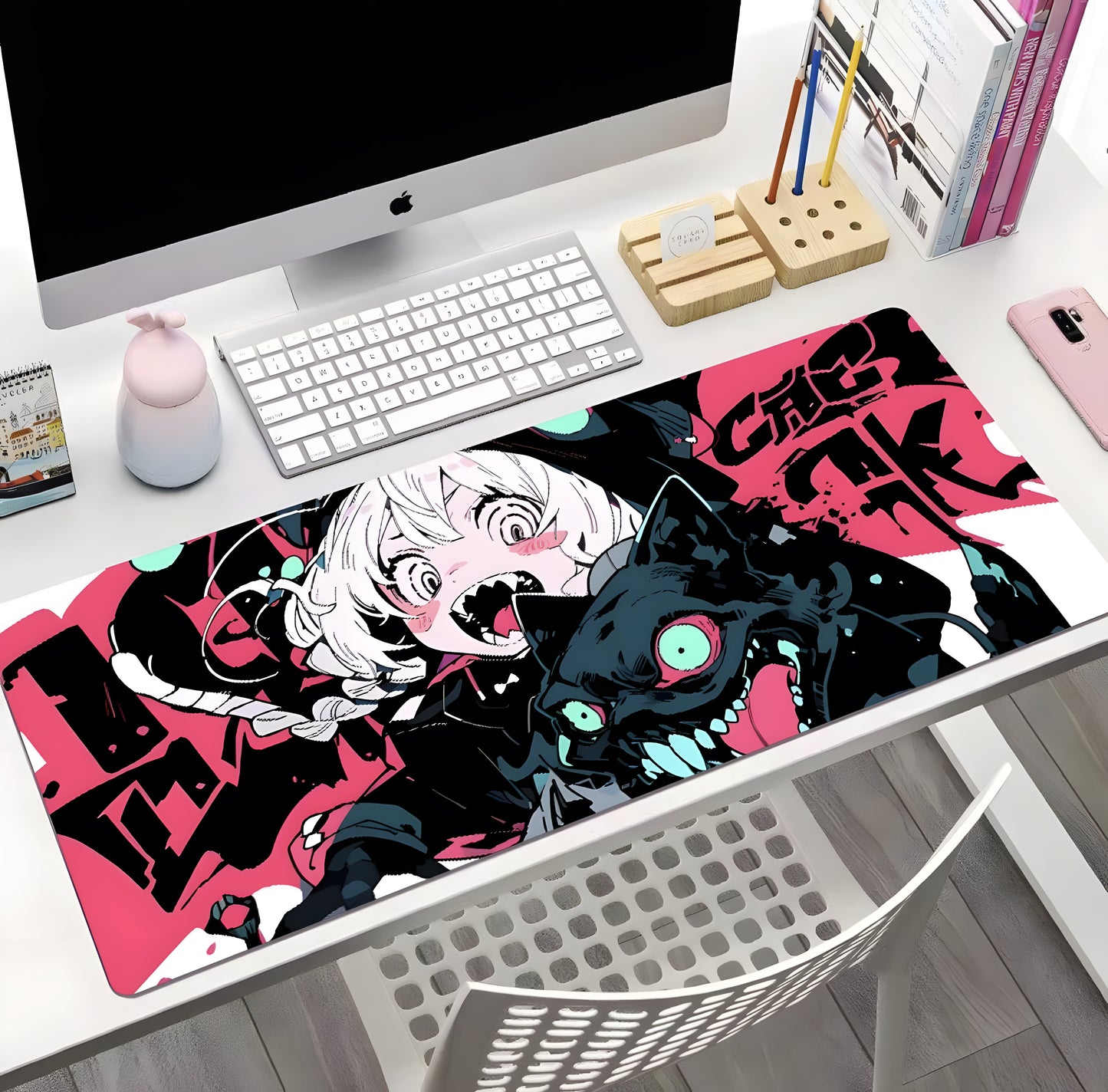 Tappetino per mouse oversize in stile punk