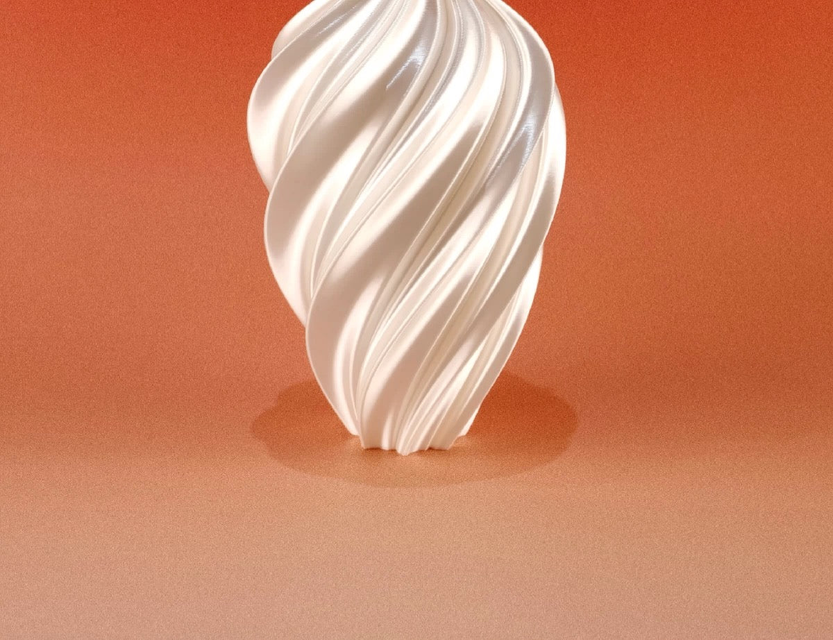 trendy 3D printed vase with Instagrammable design
