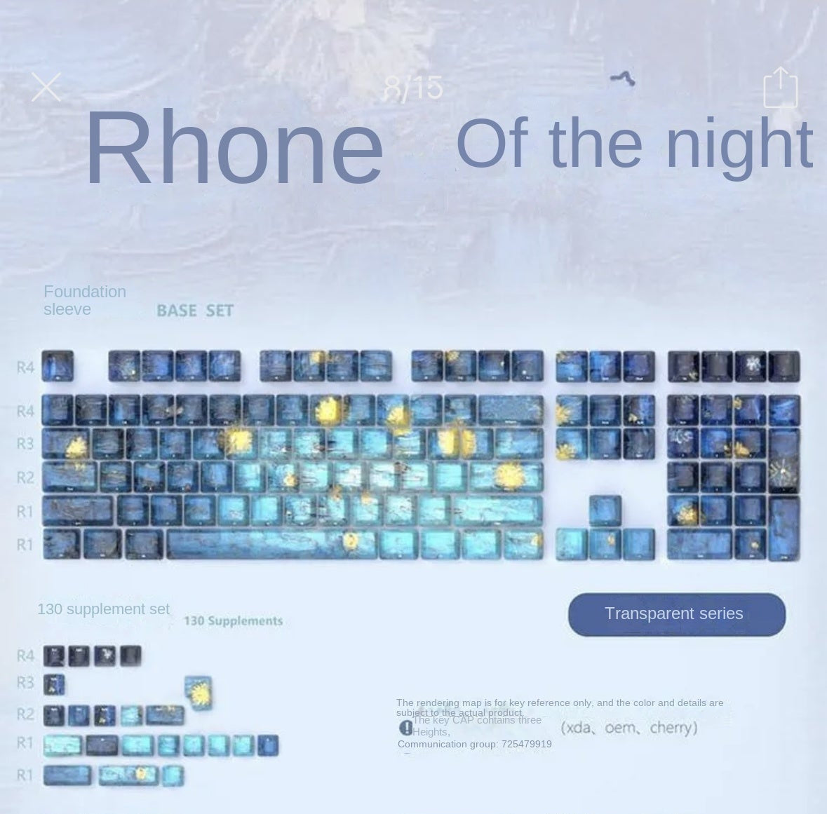 Sternennacht auf der Rhône