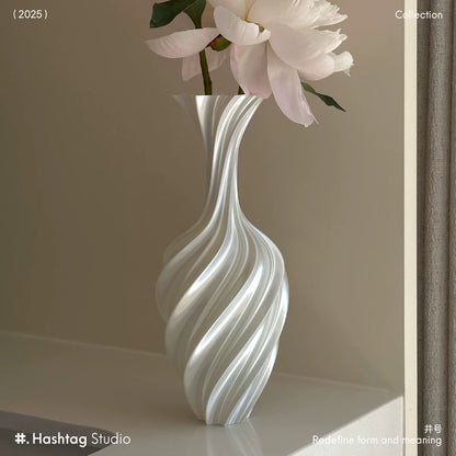 trendy 3D printed vase with Instagrammable design